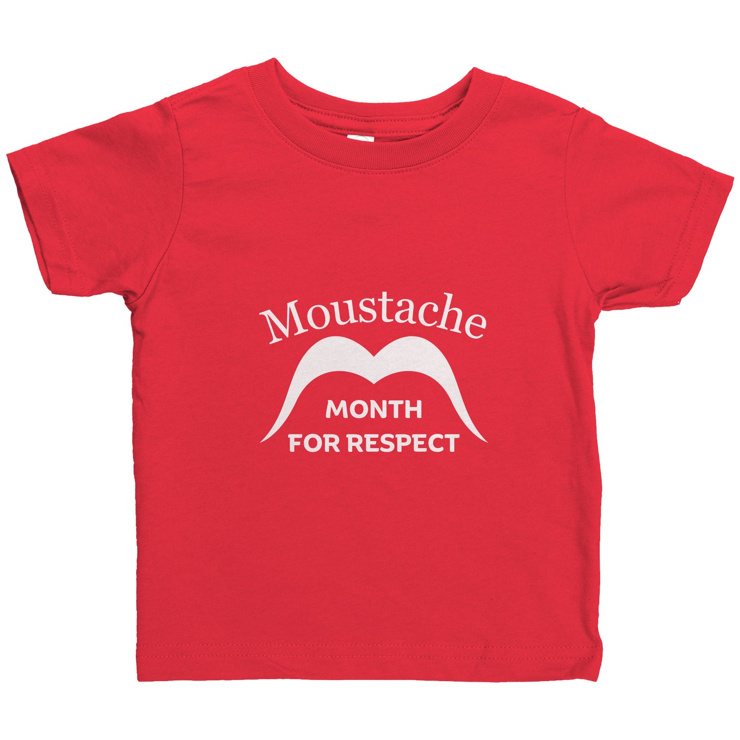 Rabbit Skins Infant Shirt Movember Moustache Month For Respect
