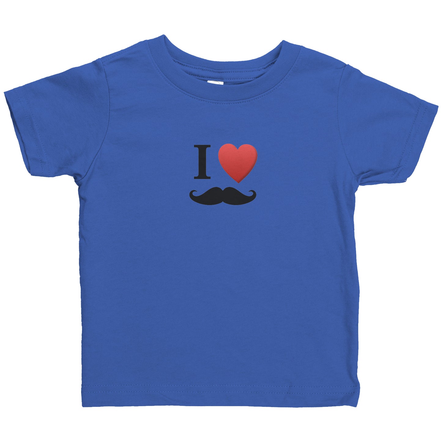 Rabbit Skins Infant Shirt Movember Moustache Month For Respect + Back I Love Moustache