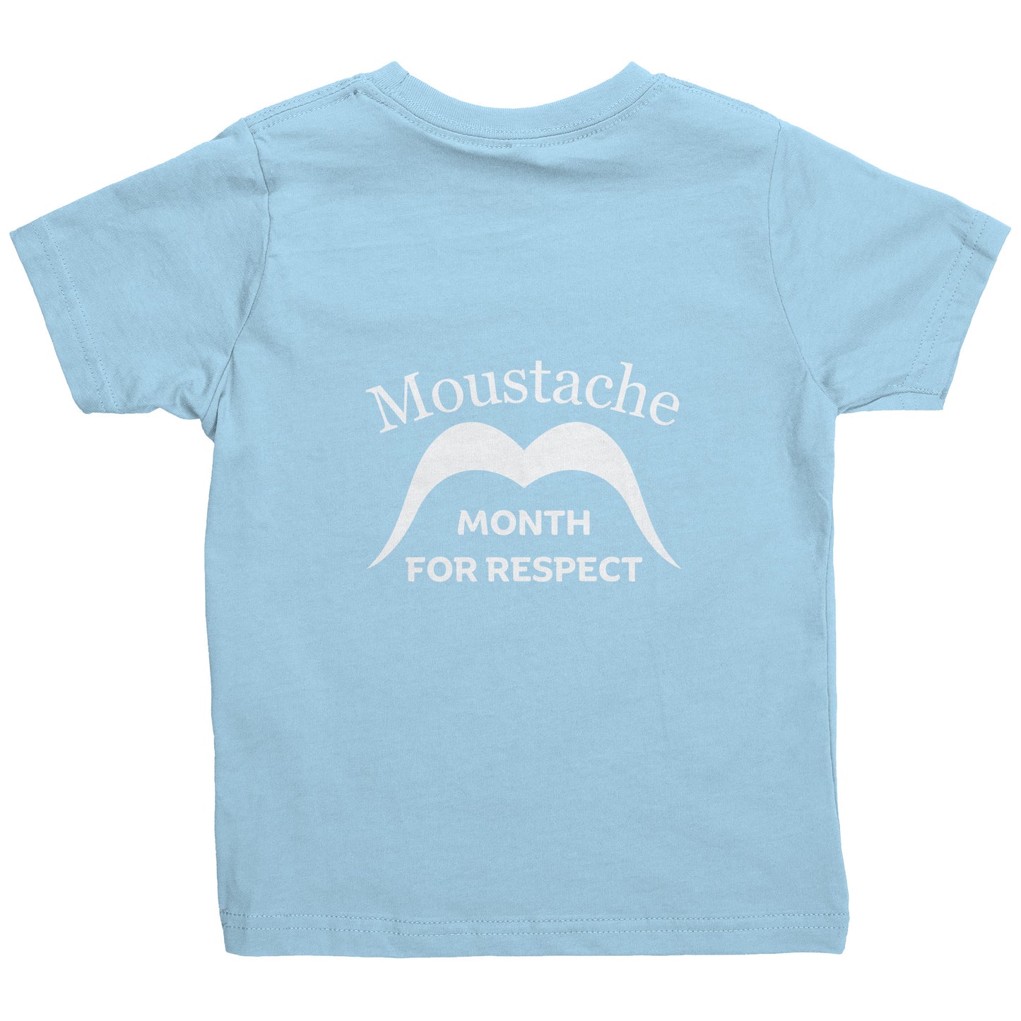 Rabbit Skins Toddler Shirt Back Movember Month Of Respect