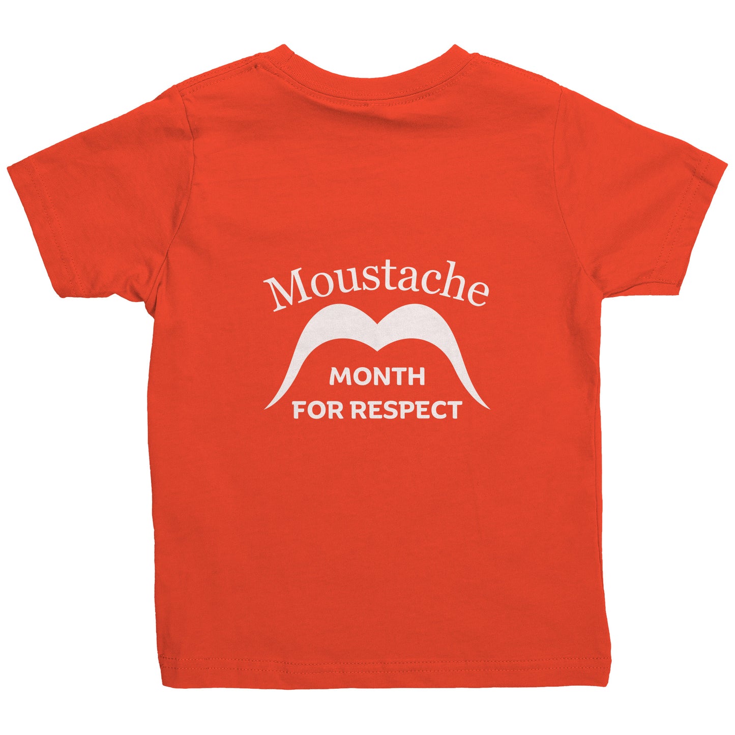 Rabbit Skins Toddler Shirt Back Movember Month Of Respect