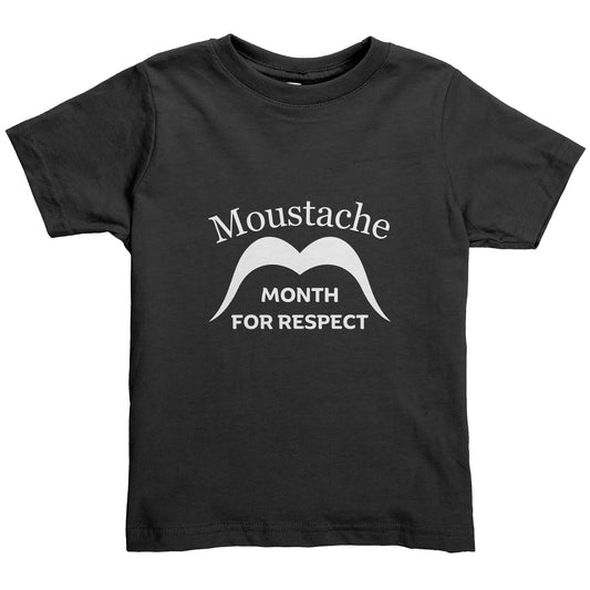 Rabbit Skins Toddler Shirt Front Movember Month Of Respect