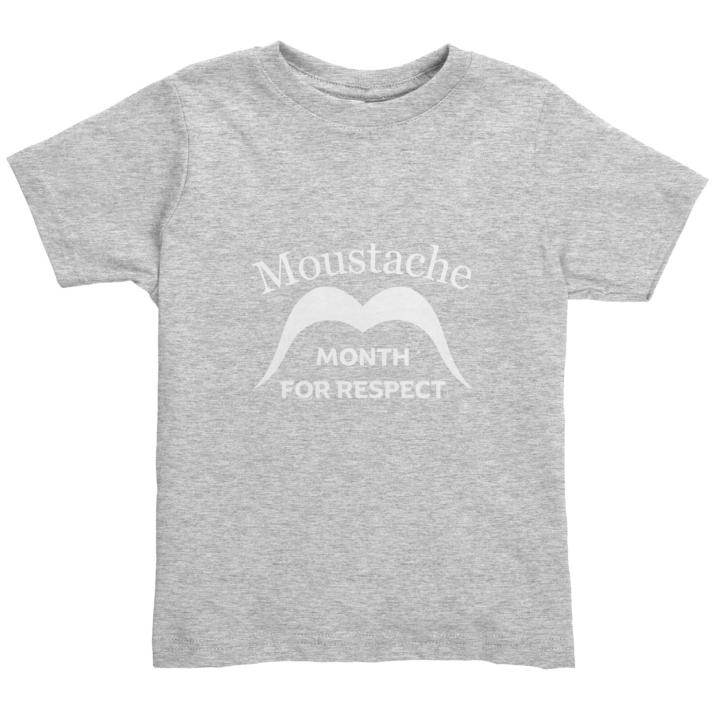 Rabbit Skins Toddler Shirt Front Movember Month Of Respect