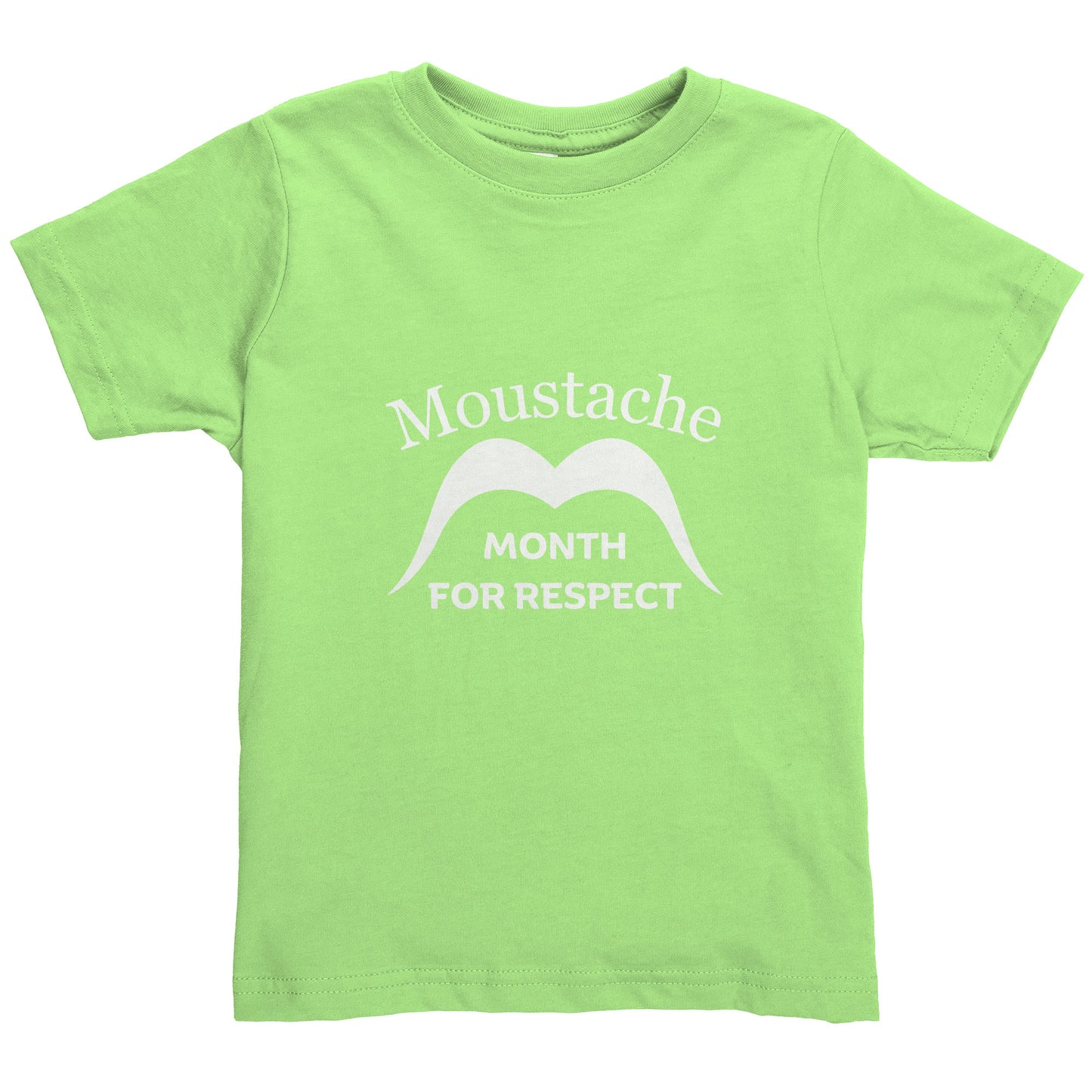 Rabbit Skins Toddler Shirt Front Movember Month Of Respect
