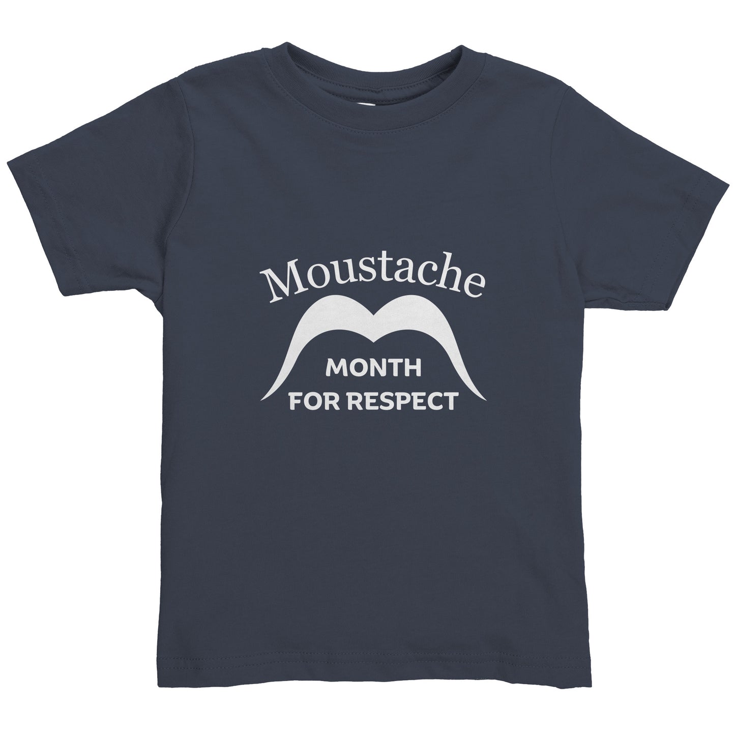 Rabbit Skins Toddler Shirt Front Movember Month Of Respect