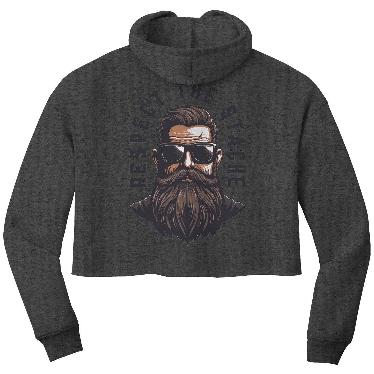 Respect The Stache Fleece Hoodie
