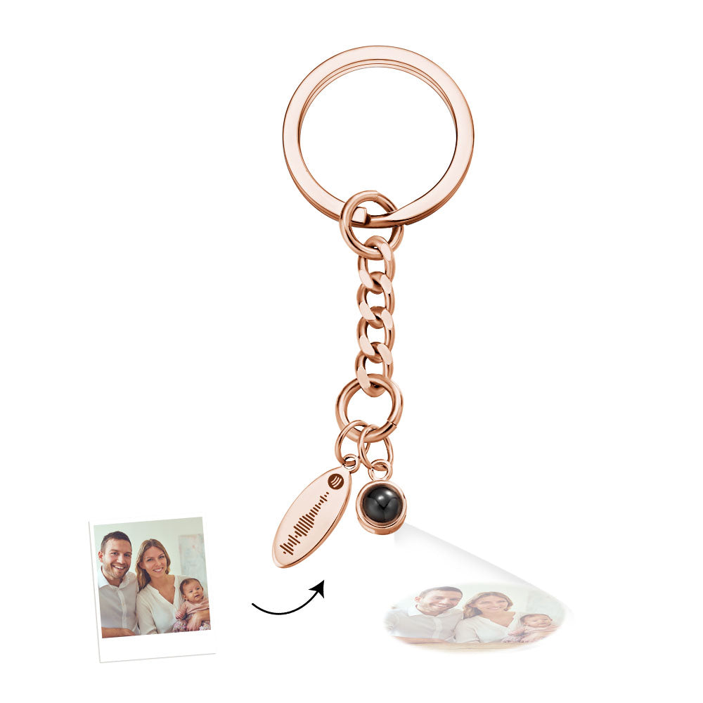 Custom Photo Projection Scannable Spotify Code Keychain Personalized Photo Music Keyrin Anniversary Gifts Emporium Discounts