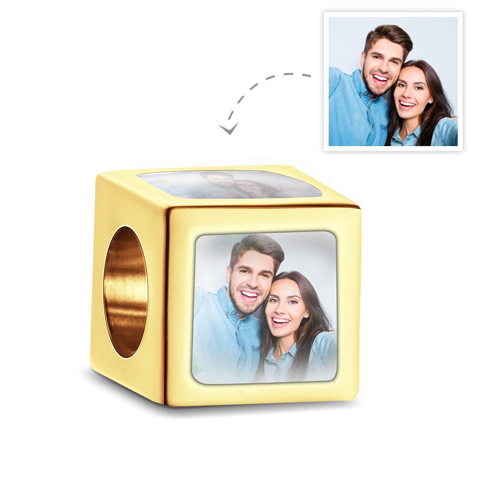 Uniquely customize our four-sided photo copper charm. High-quality copper, each side with your favorite photos. Creative & sentimental, perfect gift for any woman. Birthday, anniversary, or just because. Order now at Emporium Discounts
