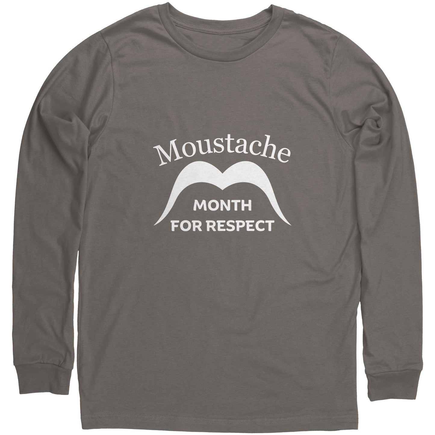 Unisex Long Sleeve Shirt Ready to rock that stache for a cause? It's Movember. Show off your facial flair, raise funds and help tackle prostate cancer, testicular cancer, mental health challenges, and more. Mo' Party!🧔 Start conversations and help change lives. Together, we'll Mo've mountains. 🏔️ Join Movember!  Shop now at Emporium Discounts