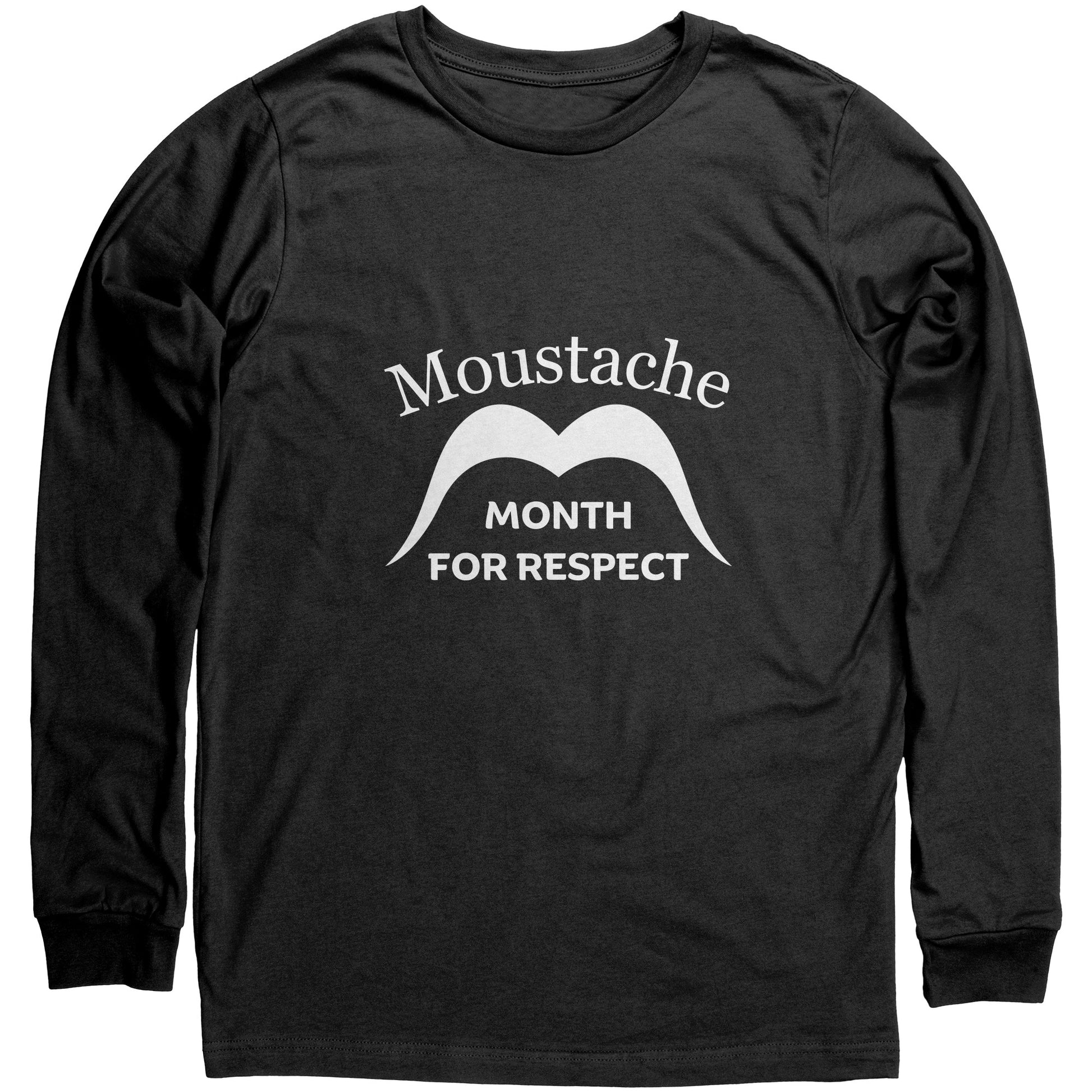 Unisex Long Sleeve Shirt Ready to rock that stache for a cause? It's Movember. Show off your facial flair, raise funds and help tackle prostate cancer, testicular cancer, mental health challenges, and more. Mo' Party!🧔 Start conversations and help change lives. Together, we'll Mo've mountains. 🏔️ Join Movember!  Shop now at Emporium Discounts