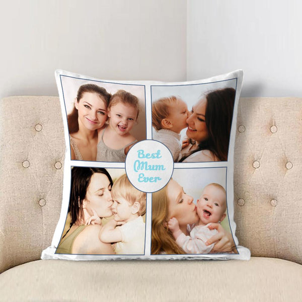 Custom Collage Photo Pillow Personalized Cushion Pillowcase with Picture Emporium Discounts
