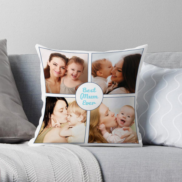 Custom Collage Photo Pillow Personalized Cushion Pillowcase with Picture Emporium Discounts