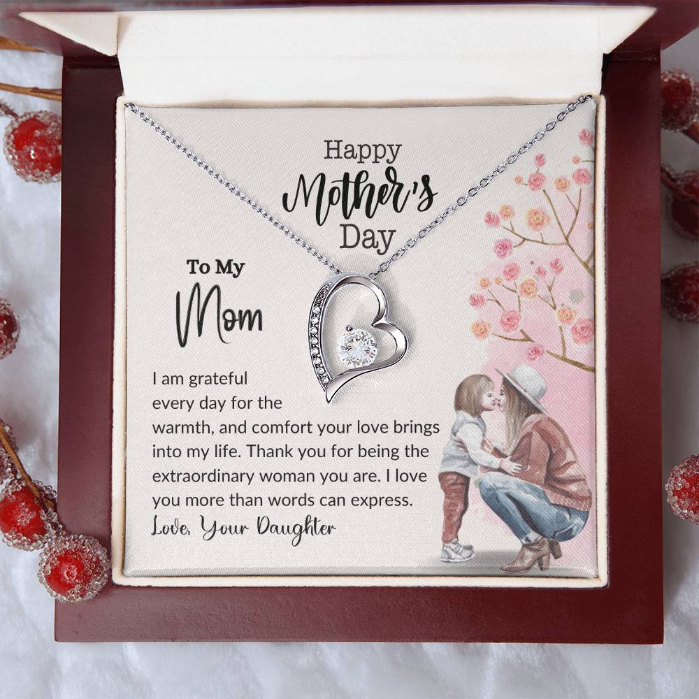 Happy Mother's Day Forever Love Necklace