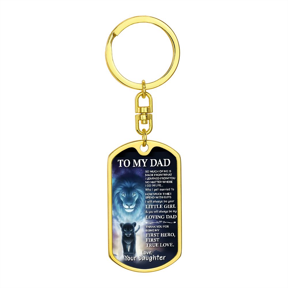 To My Dad Keychain Emporium Discounts