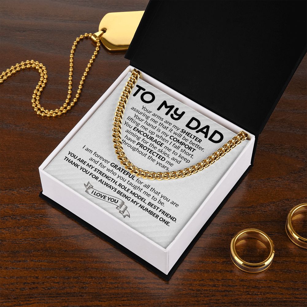 To my Dad I Love You Emporium Discounts Father's Day 19 June 2023 Necklace