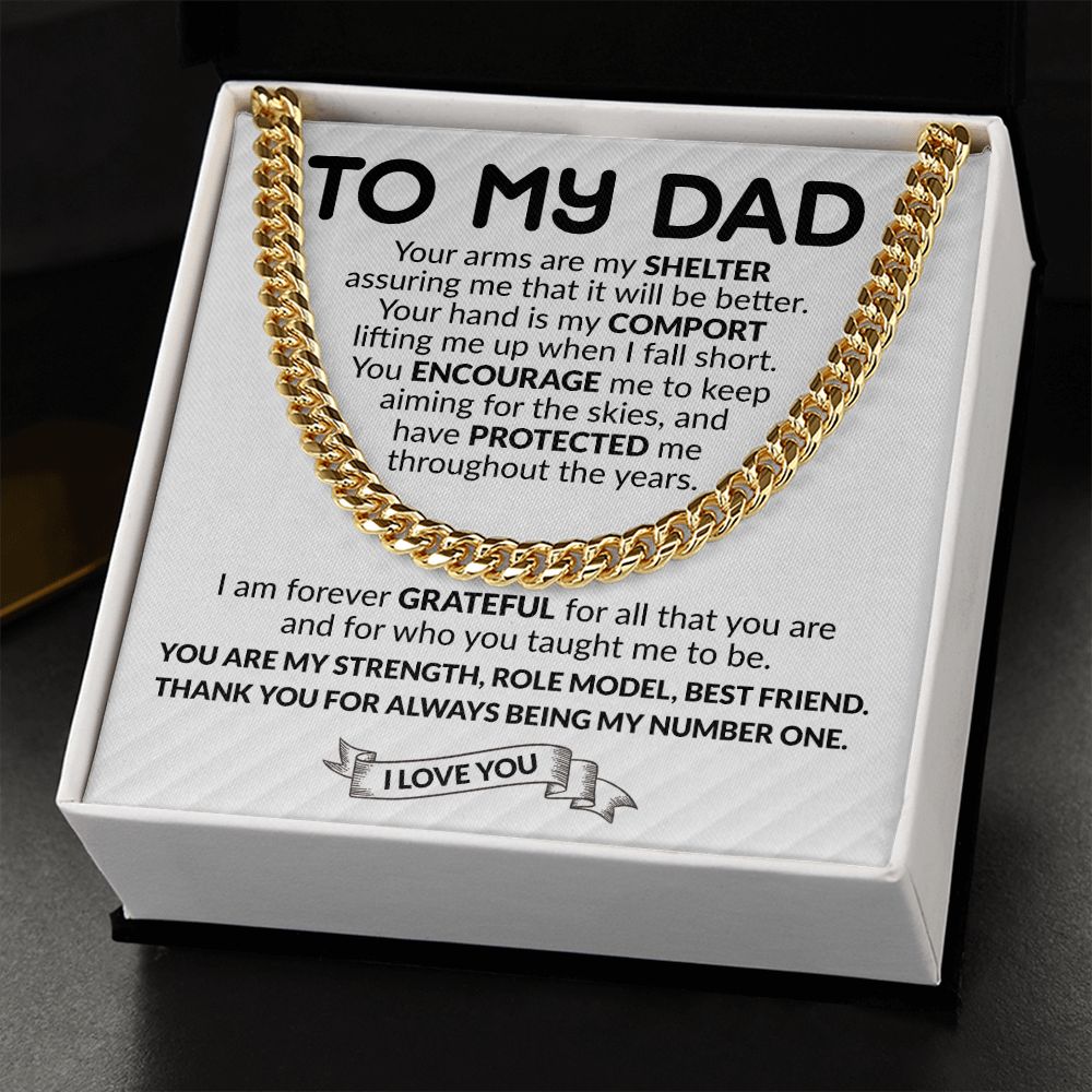To my Dad I Love You Emporium Discounts Father's Day 19 June 2023 Necklace