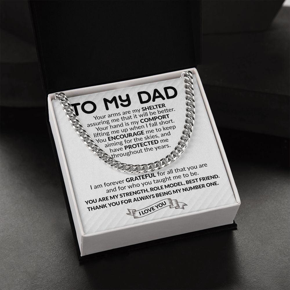 To my Dad I Love You Emporium Discounts Father's Day 19 June 2023 Necklace
