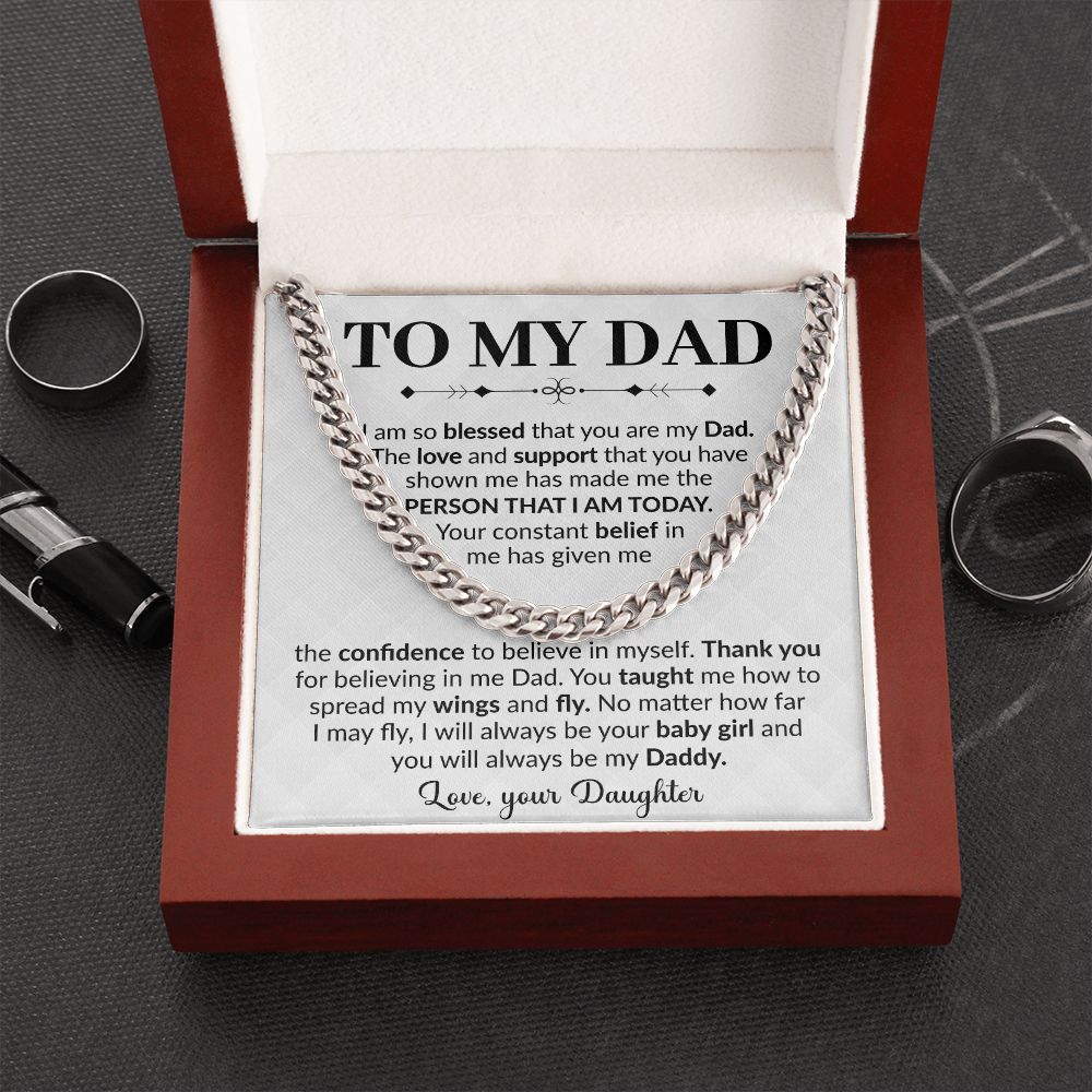 To My Dad I am Blessed That You Are My Dad Love Your Daughter