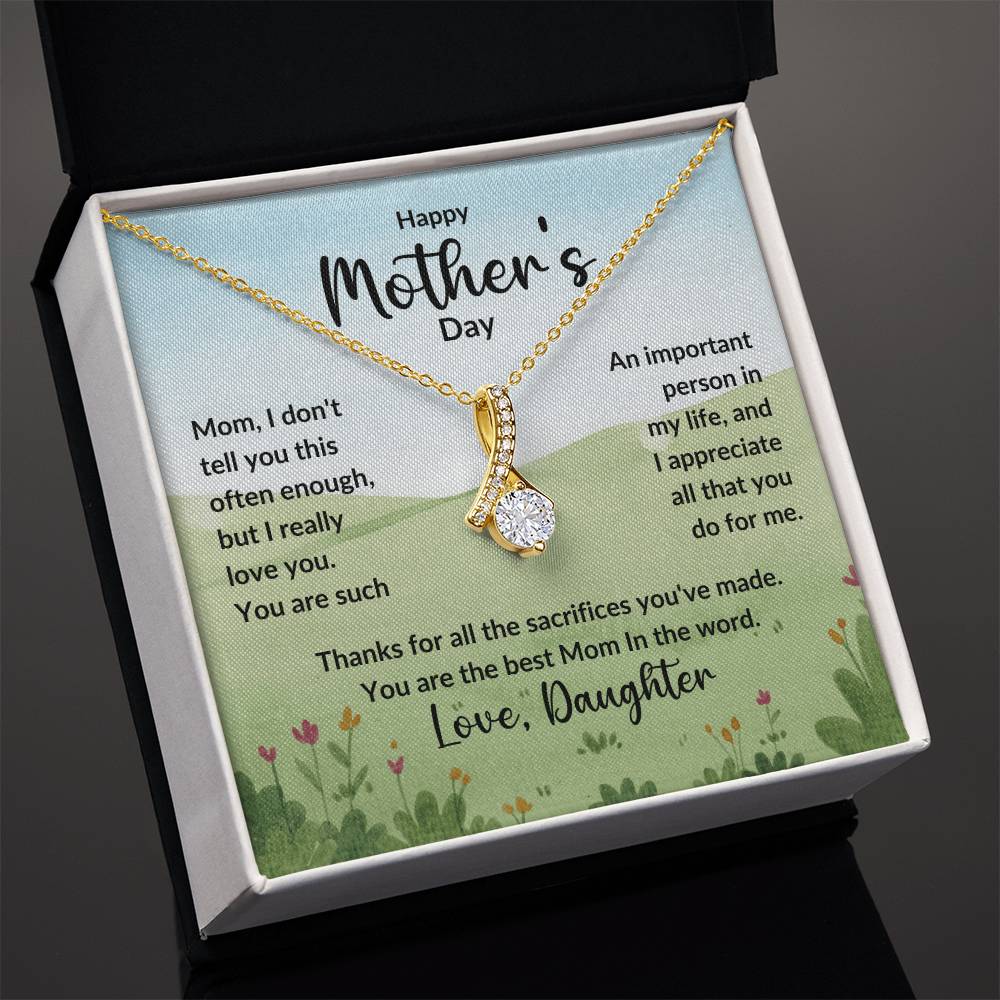 Alluring Beauty Necklace (Yellow & White Gold Variants)