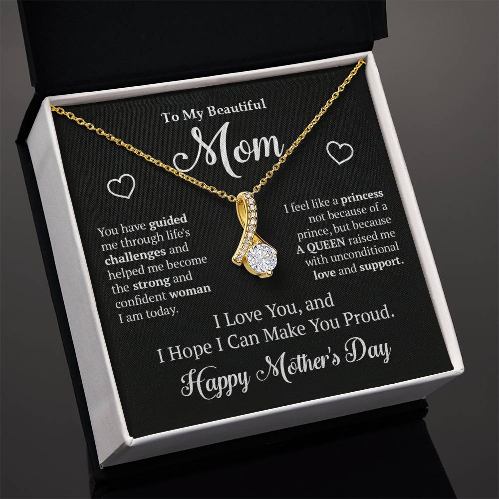Alluring Beauty Necklace (Yellow & White Gold Variants)
