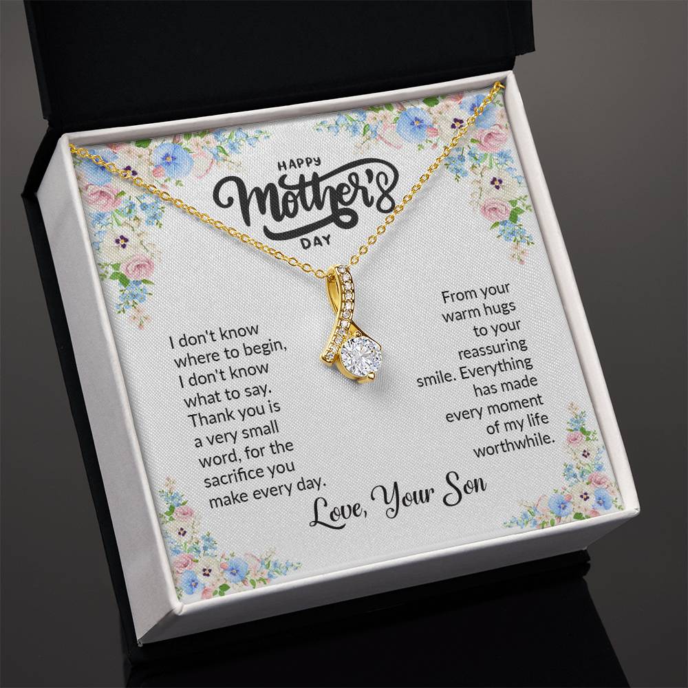 Alluring Beauty Necklace (Yellow & White Gold Variants)