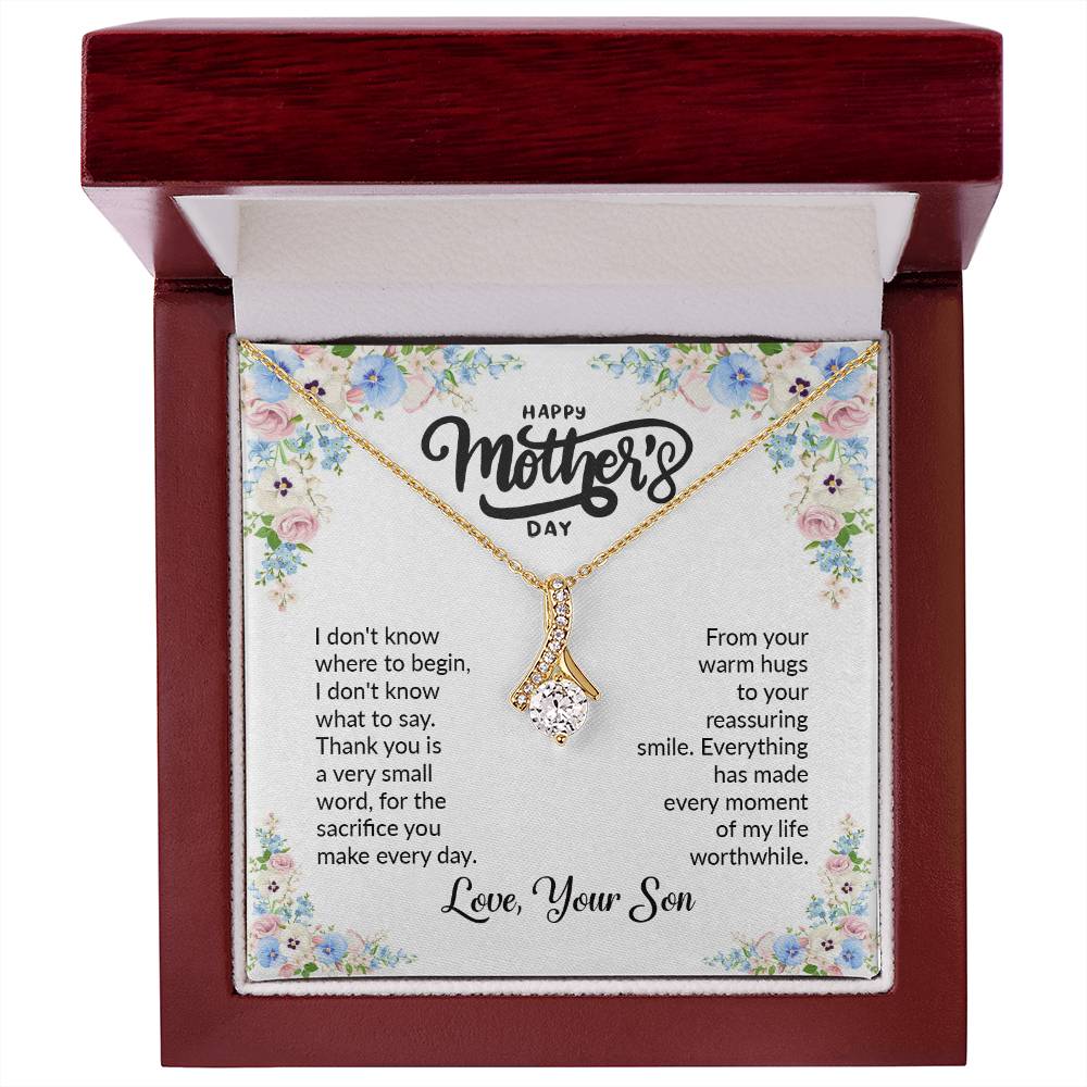 Alluring Beauty Necklace (Yellow & White Gold Variants)