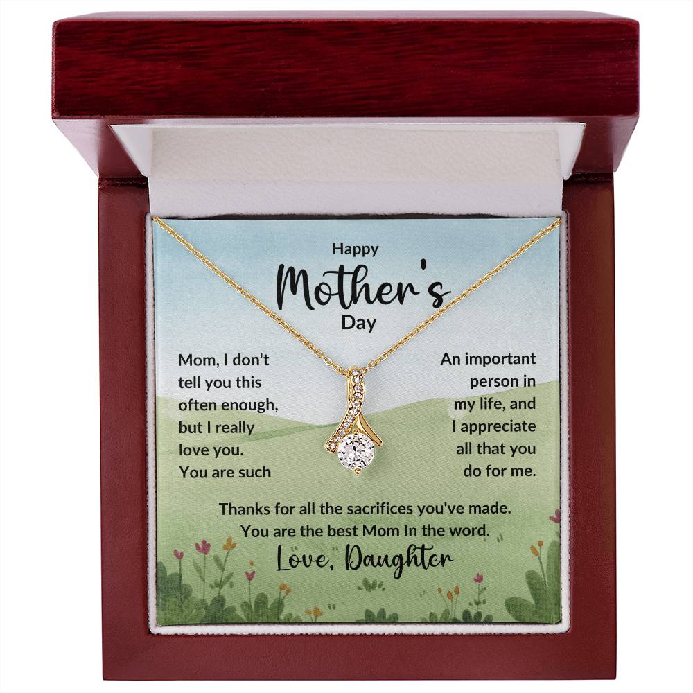 Alluring Beauty Necklace (Yellow & White Gold Variants)