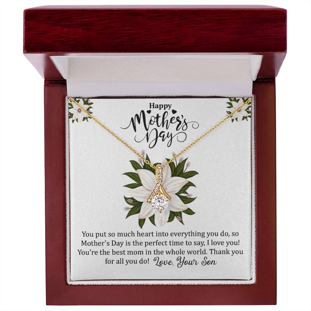 Alluring Beauty Necklace (Yellow & White Gold Variants)
