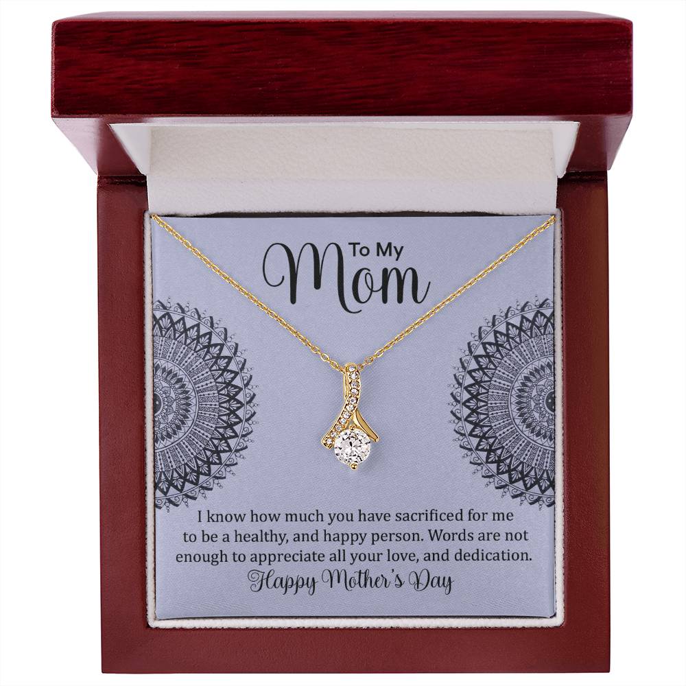 Alluring Beauty Necklace (Yellow & White Gold Variants)