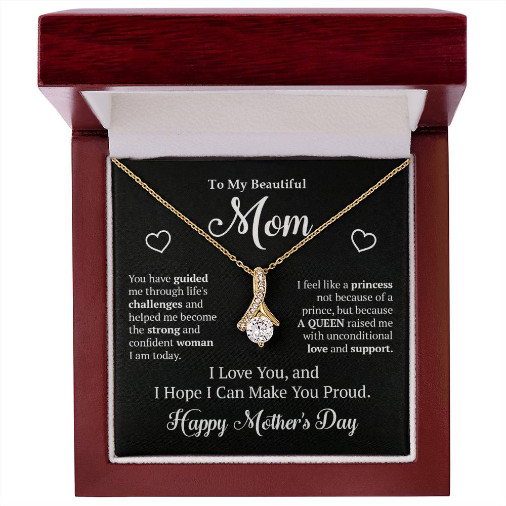 Alluring Beauty Necklace (Yellow & White Gold Variants)