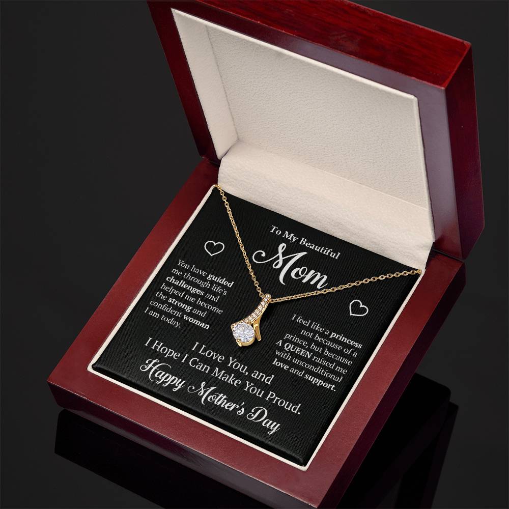 Alluring Beauty Necklace (Yellow & White Gold Variants)