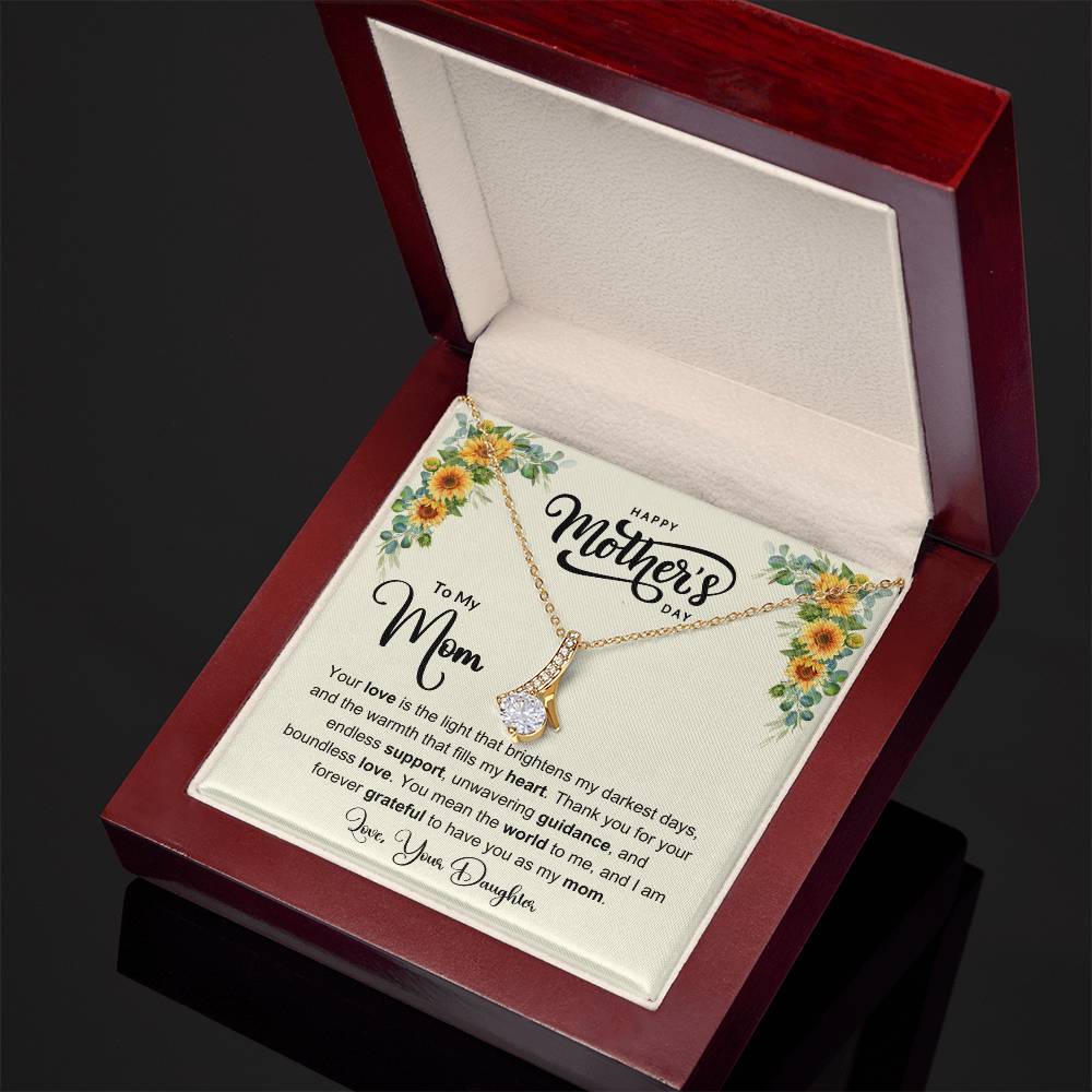 Alluring Beauty Necklace (Yellow & White Gold Variants)