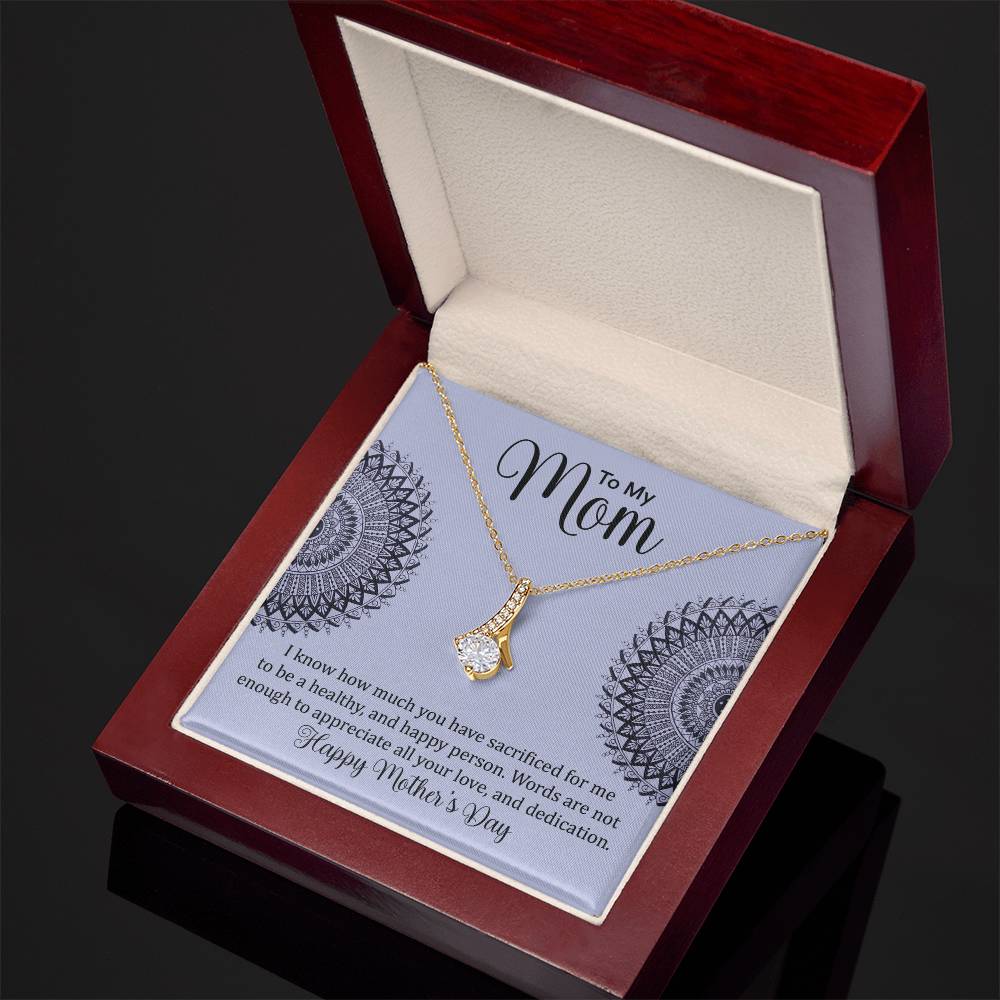 Alluring Beauty Necklace (Yellow & White Gold Variants)