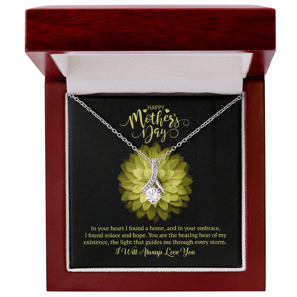 Happy Mother's Day Alluring Beauty Necklace (Yellow & White Gold Variants)