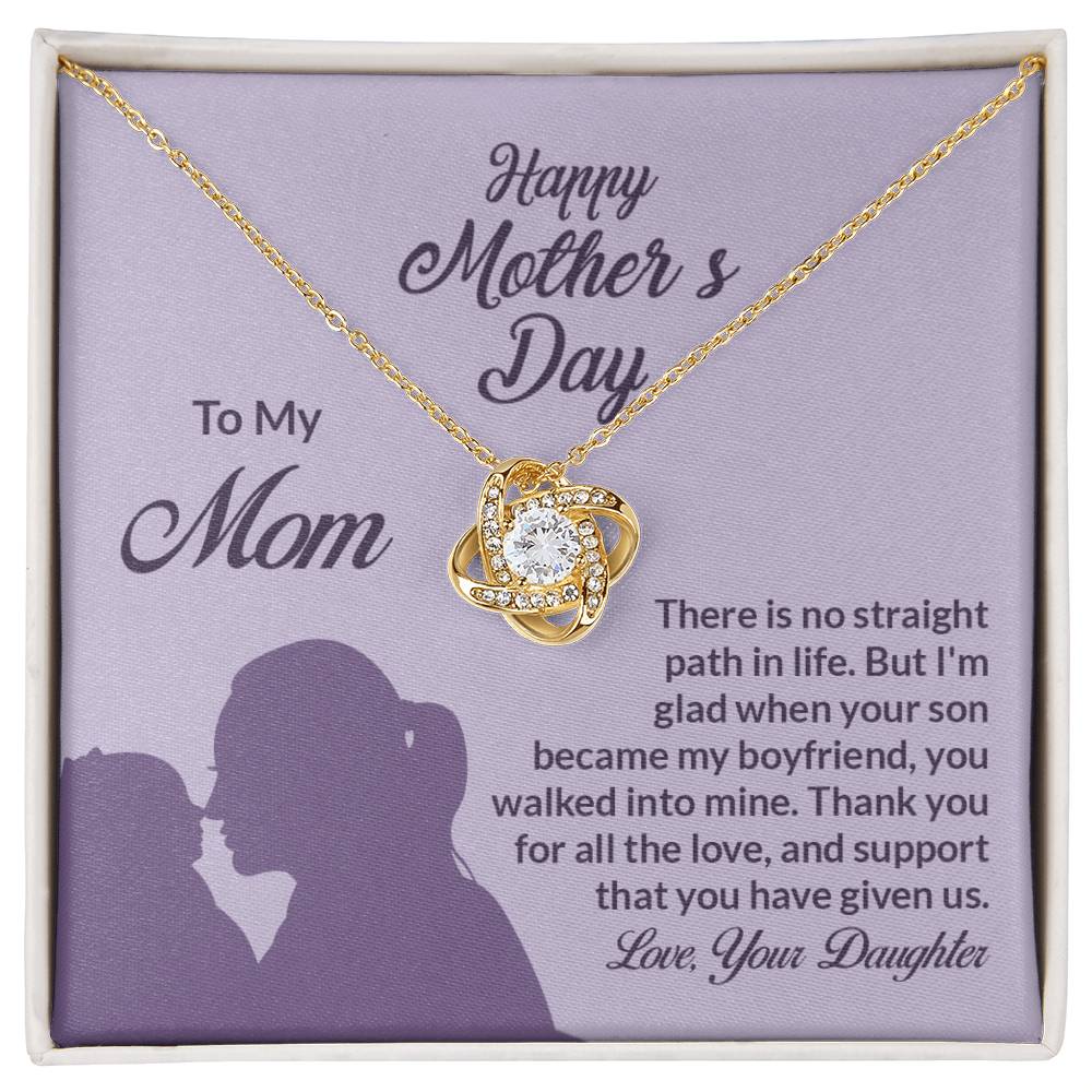 Love Knot Necklace (Yellow & White Gold Variants)
