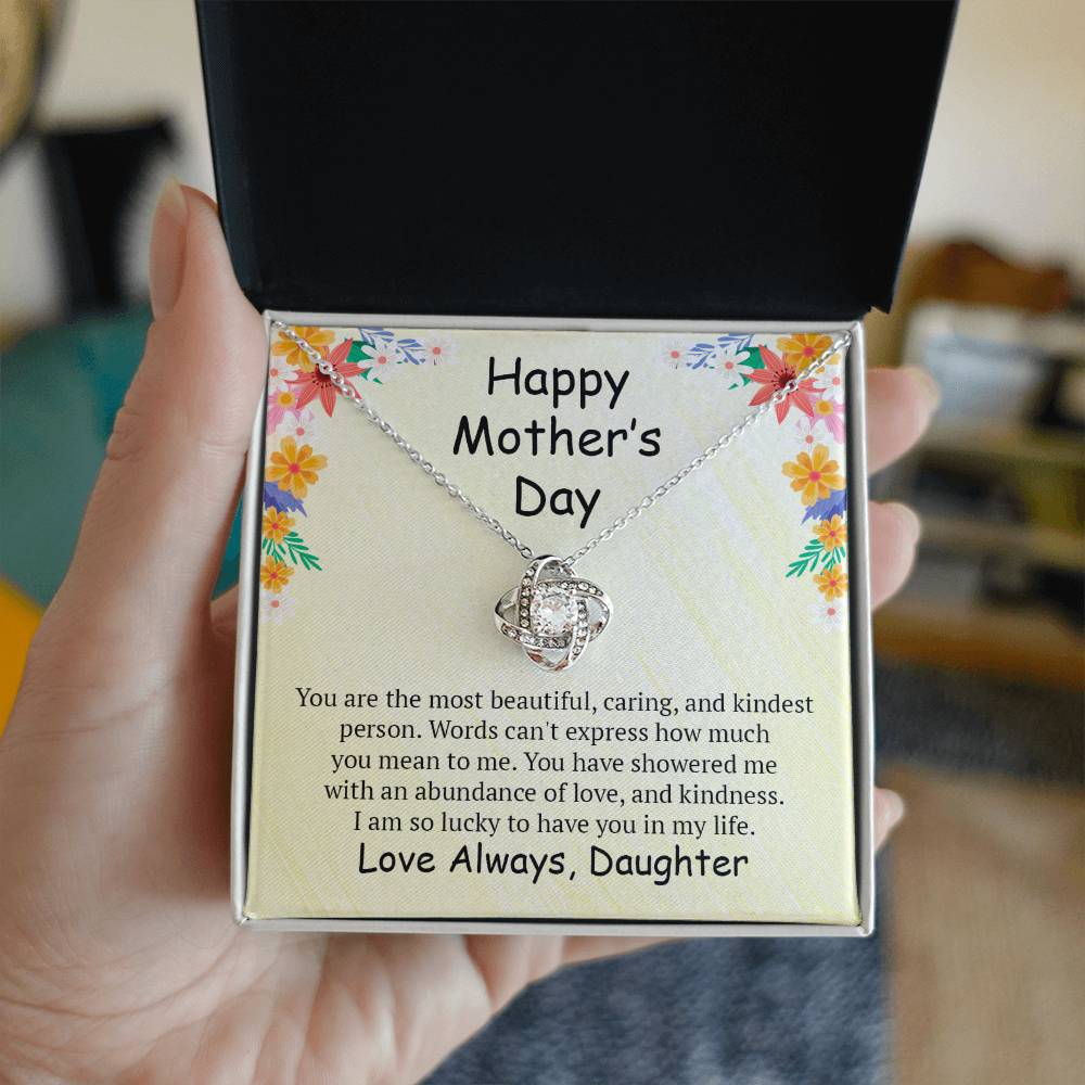 Love Knot Necklace (Yellow & White Gold Variants)