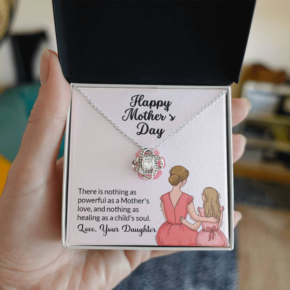 Love Knot Necklace (Yellow & White Gold Variants)