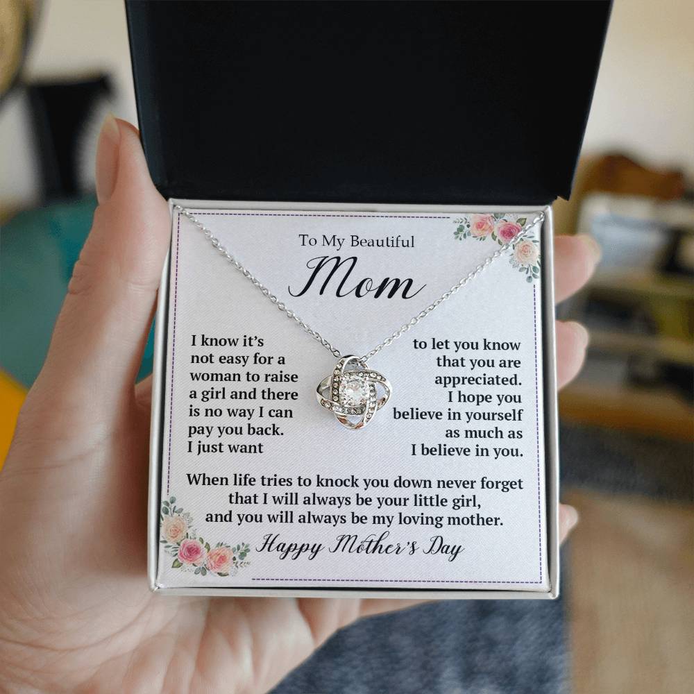 Love Knot Necklace (Yellow & White Gold Variants)