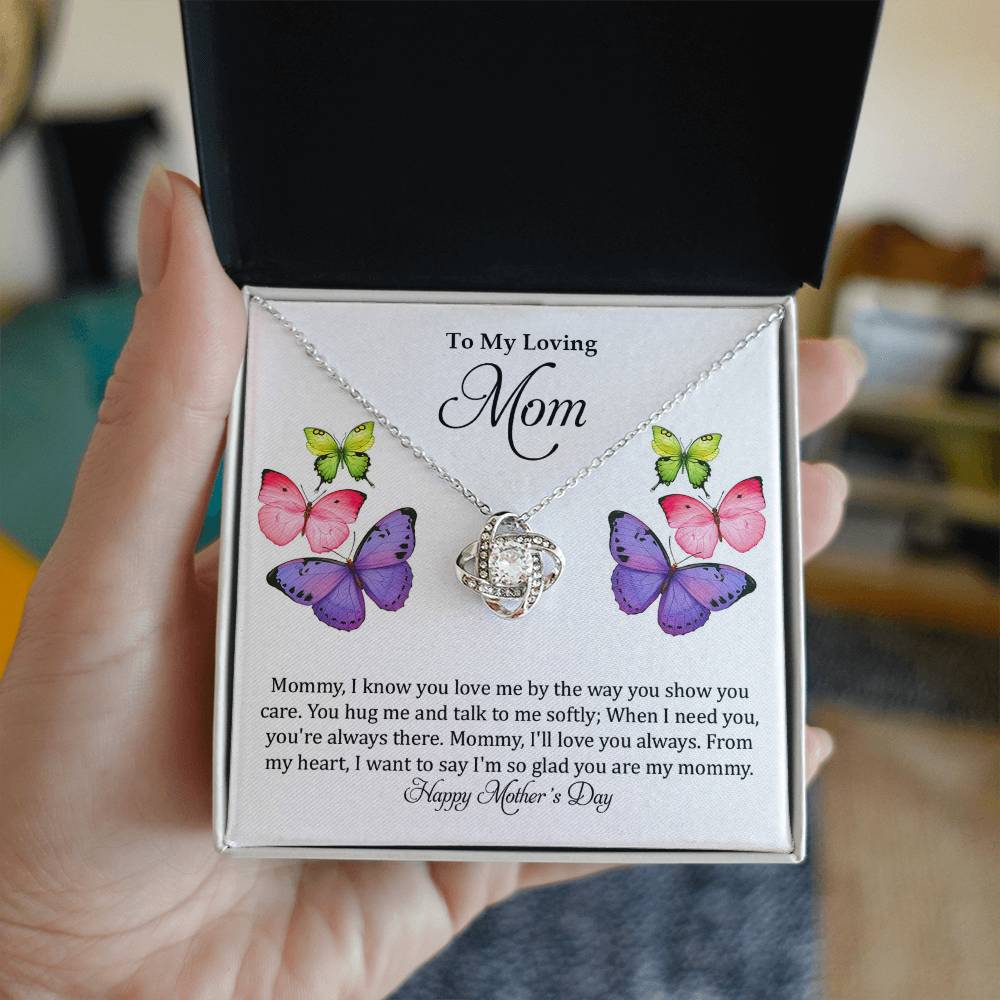 Love Knot Necklace (Yellow & White Gold Variants)