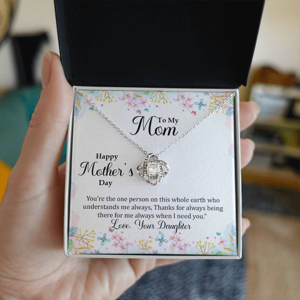 Love Knot Necklace (Yellow & White Gold Variants)