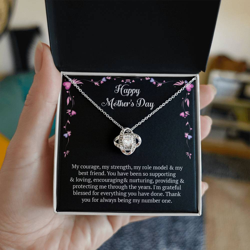 Love Knot Necklace (Yellow & White Gold Variants)