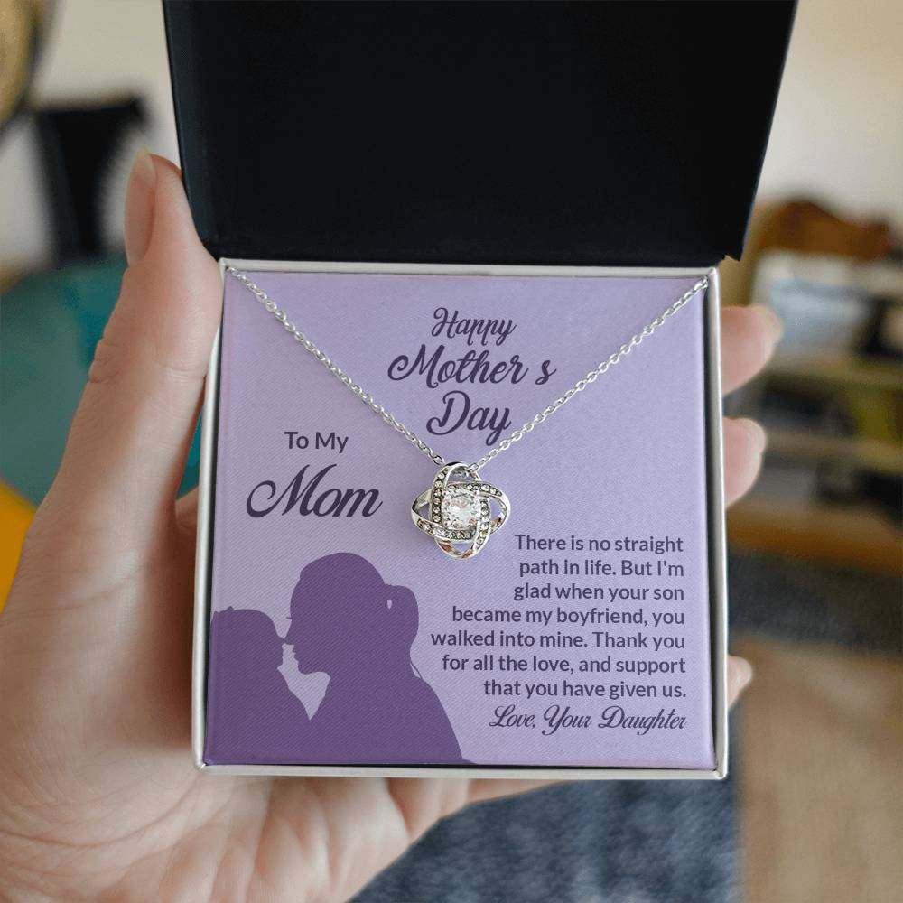 Love Knot Necklace (Yellow & White Gold Variants)
