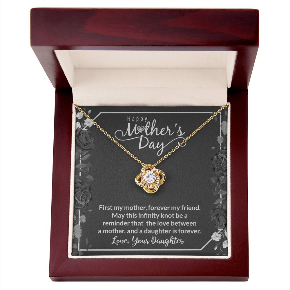 Love Knot Necklace (Yellow & White Gold Variants)