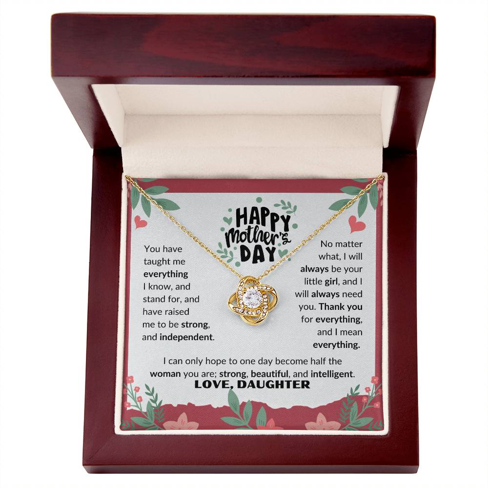Love Knot Necklace (Yellow & White Gold Variants)