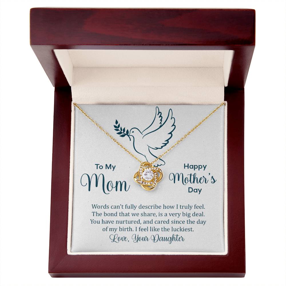 Love Knot Necklace (Yellow & White Gold Variants)