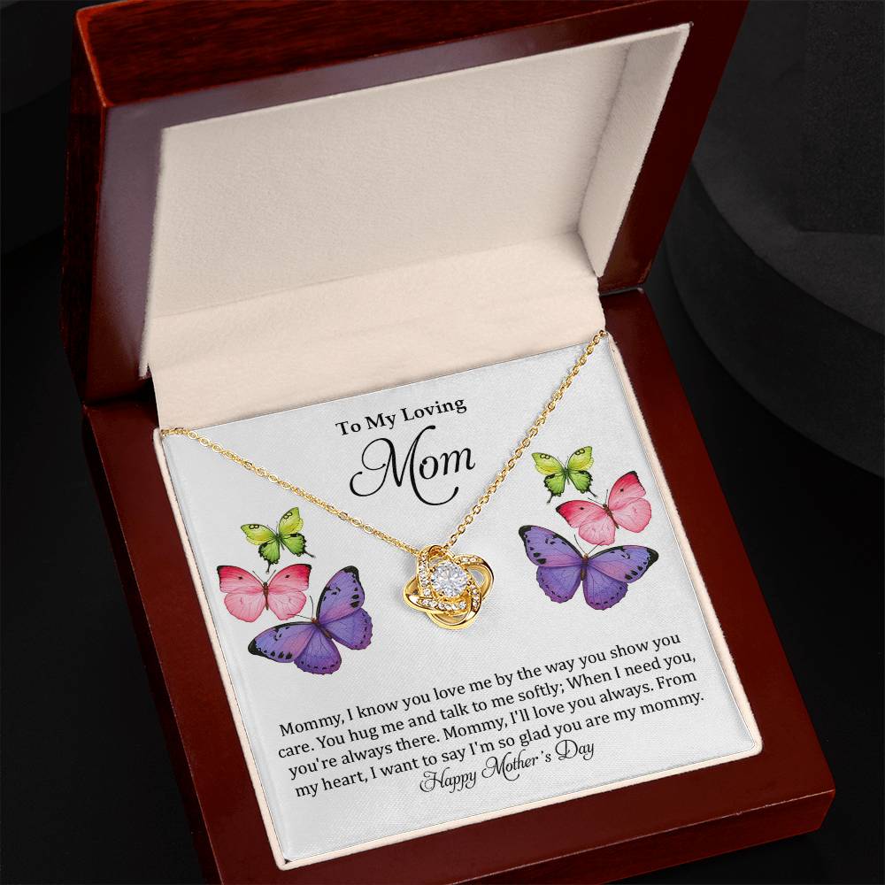 Love Knot Necklace (Yellow & White Gold Variants)