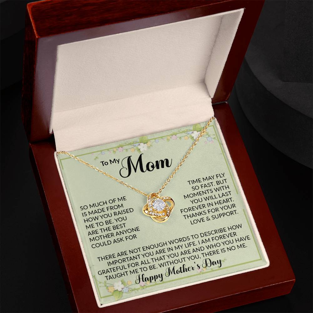 Love Knot Necklace (Yellow & White Gold Variants)