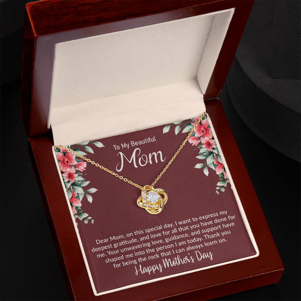 Love Knot Necklace (Yellow & White Gold Variants)
