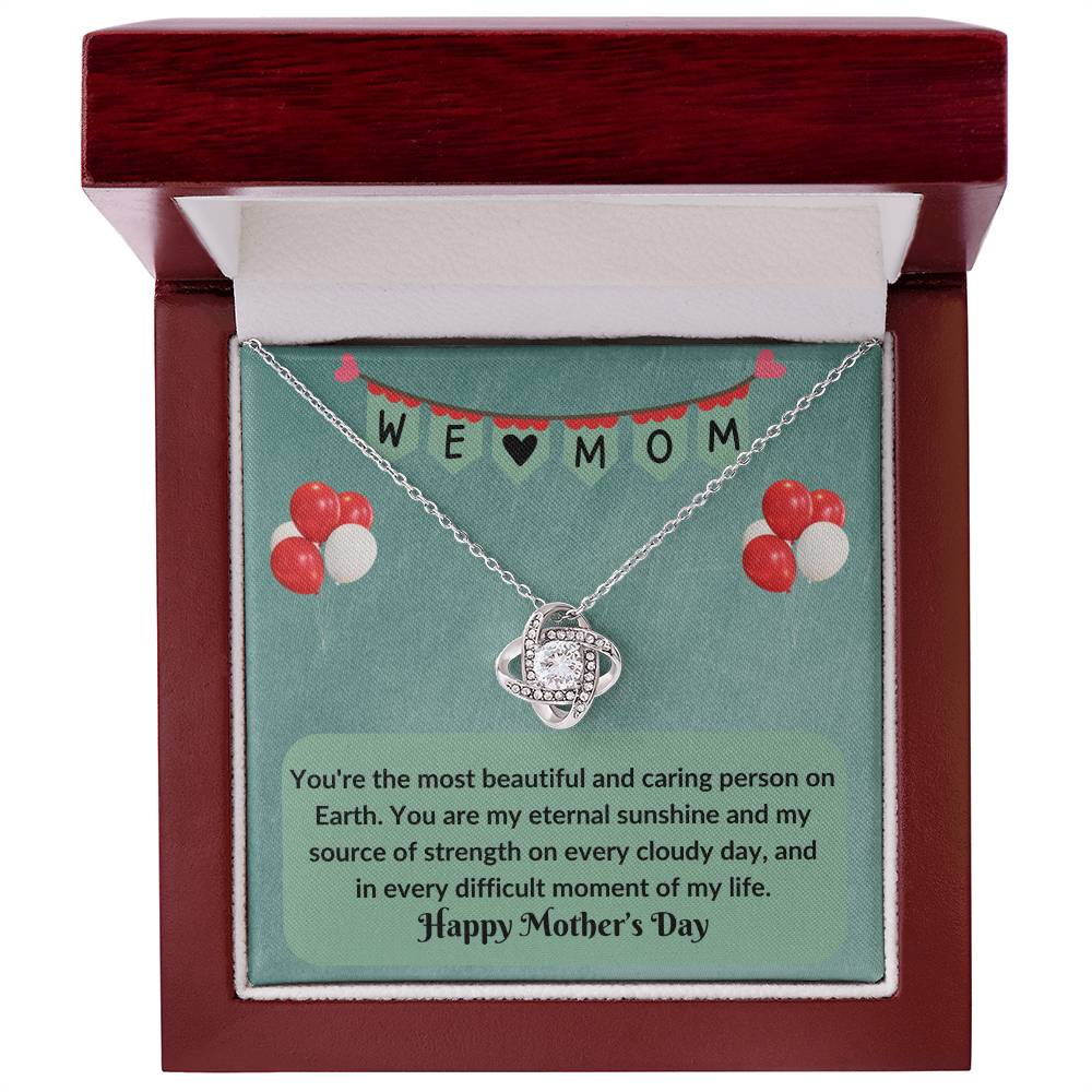 Love Knot Necklace (Yellow & White Gold Variants)