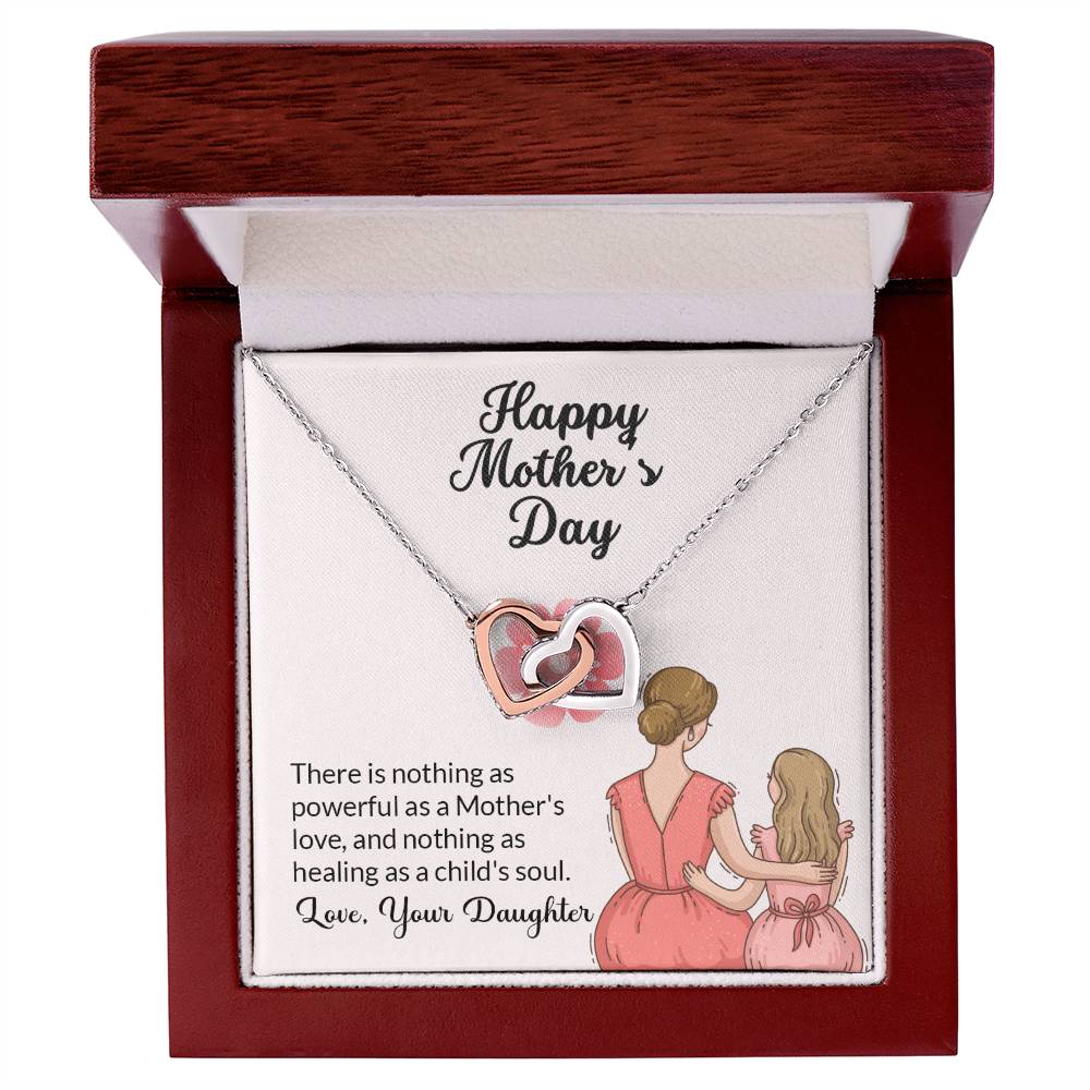 Interlocking Hearts Necklace (Yellow & White Gold Variants)
