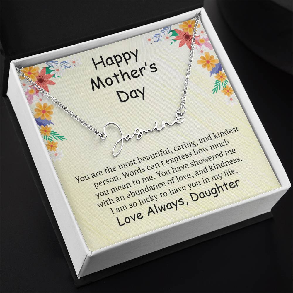 Signature Name Necklace